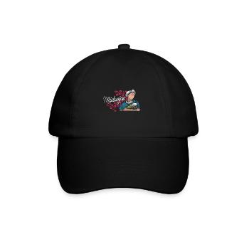 Hebamme Geschenk - Baseballkappe - Schwarz/Schwarz - Vorne