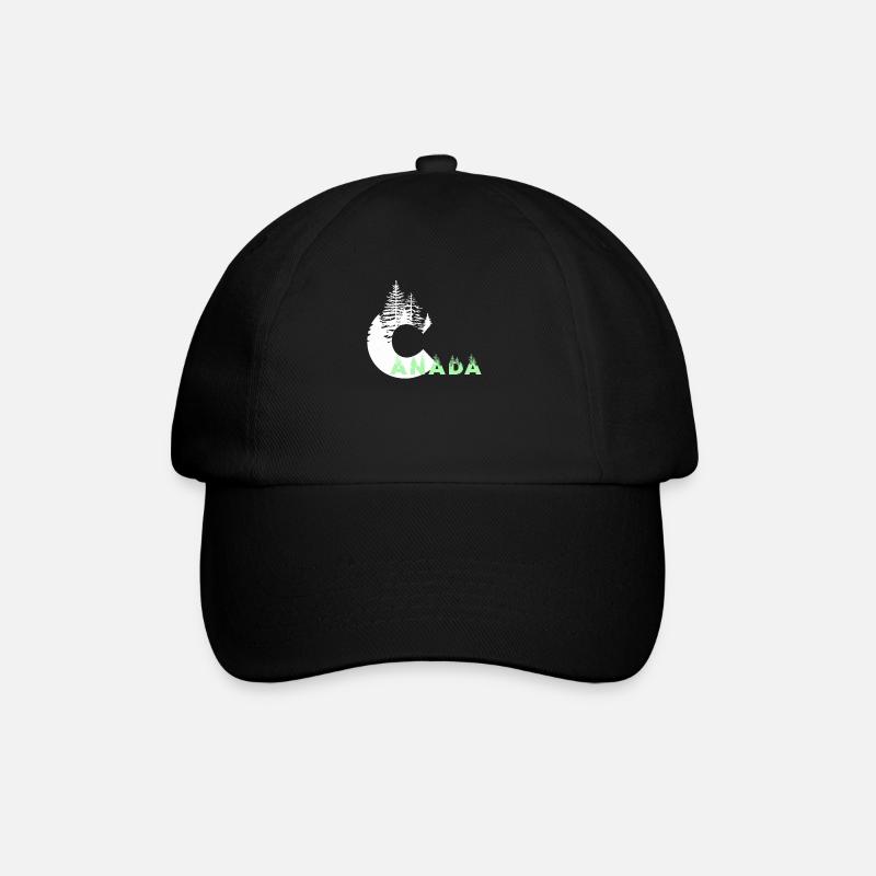Kanada - Baseballkappe - Schwarz/Schwarz