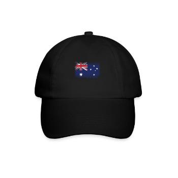 Drapeau de drapeau australien - Casquette classique - noir/noir - Devant
