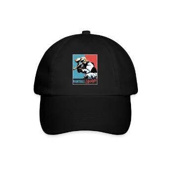 Vintage paintball - Baseball Cap - black/black - Front