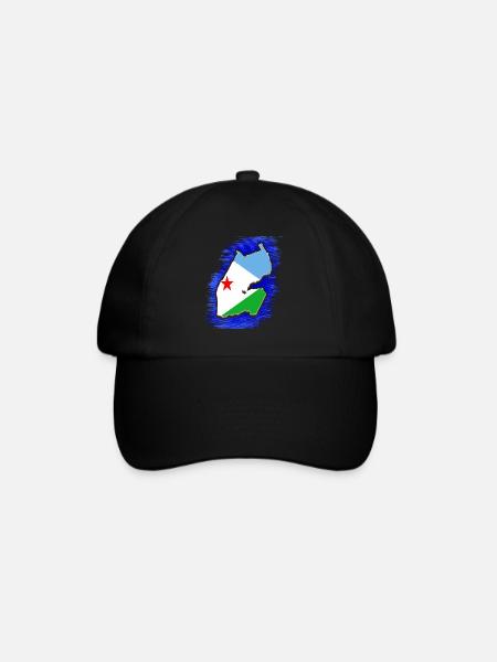 Djibouti Djibouti Djibouti cadeau de vacances - Casquette classique - noir/noir