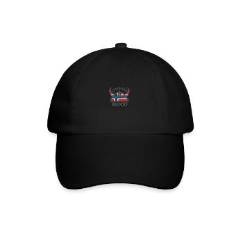 Norvège C'est dans notre sang Viking - Casquette classique - noir/noir - Devant