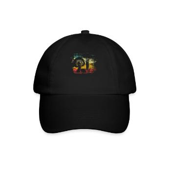 Shrooms Pilz - Baseballkappe - Schwarz/Schwarz - Vorne