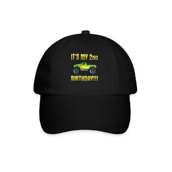 2ème anniversaire - Casquette classique - noir/noir - Devant