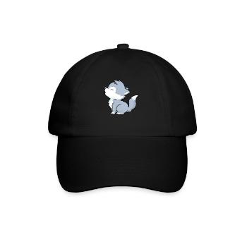Little Wolf - Baseball Cap - black/black - Front