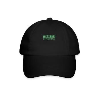 Behinderung Tourette Tourettes Syndrom Ticks - Baseballkappe - Schwarz/Schwarz - Vorne