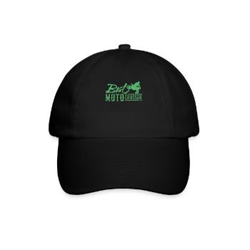Motorcross - Baseballkappe - Schwarz/Schwarz - Vorne