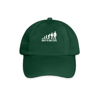 Cadeau d'occupation policier naissance bébé enfant - Casquette classique - vert bouteille - Devant