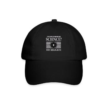 Science Physique Chimie Biologie Mathématiques - Casquette classique - noir/noir - Devant