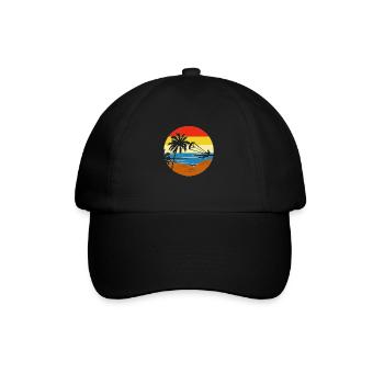 Kitesurfing Kiteboarding Surfing Ocean Surfer - Baseball Cap - black/black - Front