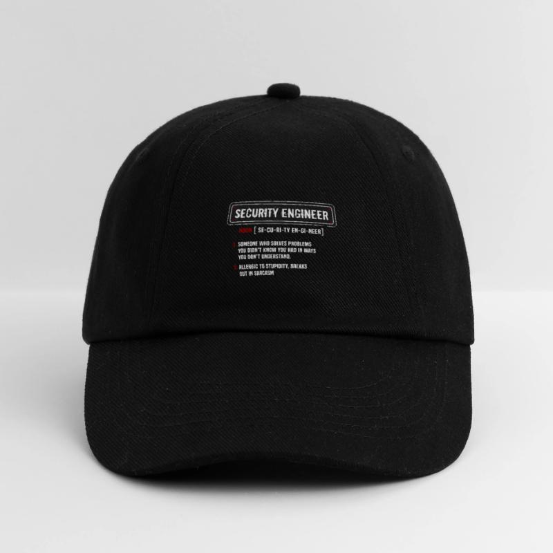 IT Security Security Definition Cybersecurity Baseball Cap
