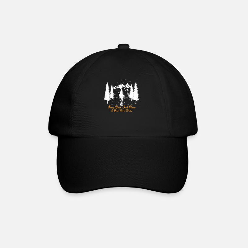 Wandern - Baseballkappe - Schwarz/Schwarz