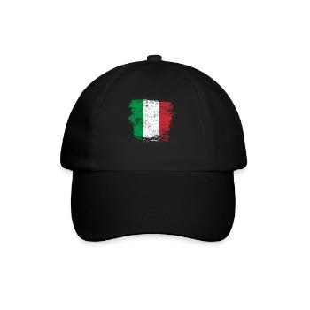 Italy - Baseball Cap - black/black - Front
