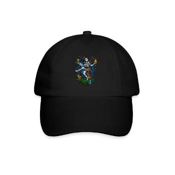 Lord Shiva Dancing Nataraja Hindu God - Baseball Cap - black/black - Front