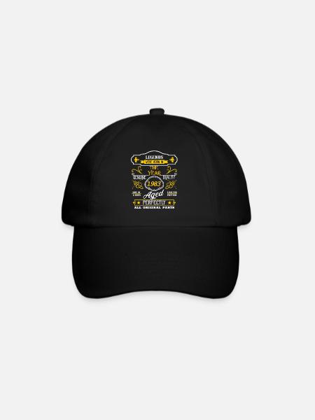1983 Legende - Baseballkappe - Schwarz/Schwarz