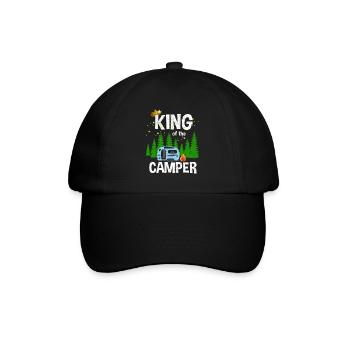 Roi du campeur - Casquette classique - noir/noir - Devant