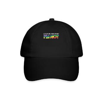 lgbt - Baseballkappe - Schwarz/Schwarz - Vorne