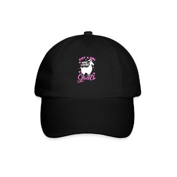 Chèvre chèvre chèvre chèvre cadeau femme d'agriculteur - Casquette classique - noir/noir - Devant