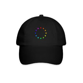 Rainbow Europe LGBT - Baseball Cap - black/black - Front
