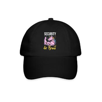 Security of the Bride Unicorn JGA Security Service - Baseball Cap - black/black - Front