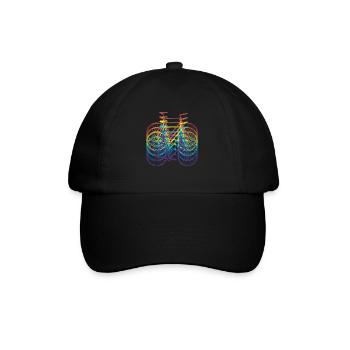 Colored Colorful Bicycles Cyclists Bike Bike - Baseball Cap - black/black - Front