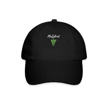 Pfalzkind - T-Shirt Geschenk für die Pfalz - Baseballkappe - Schwarz/Schwarz - Vorne
