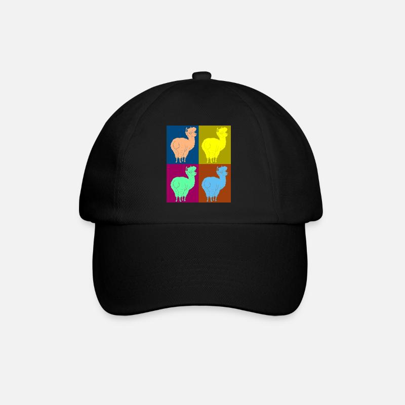 Alpaca alpaca - Baseball Cap - black/black
