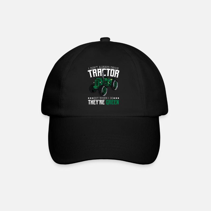 tractor - Baseball Cap - black/black