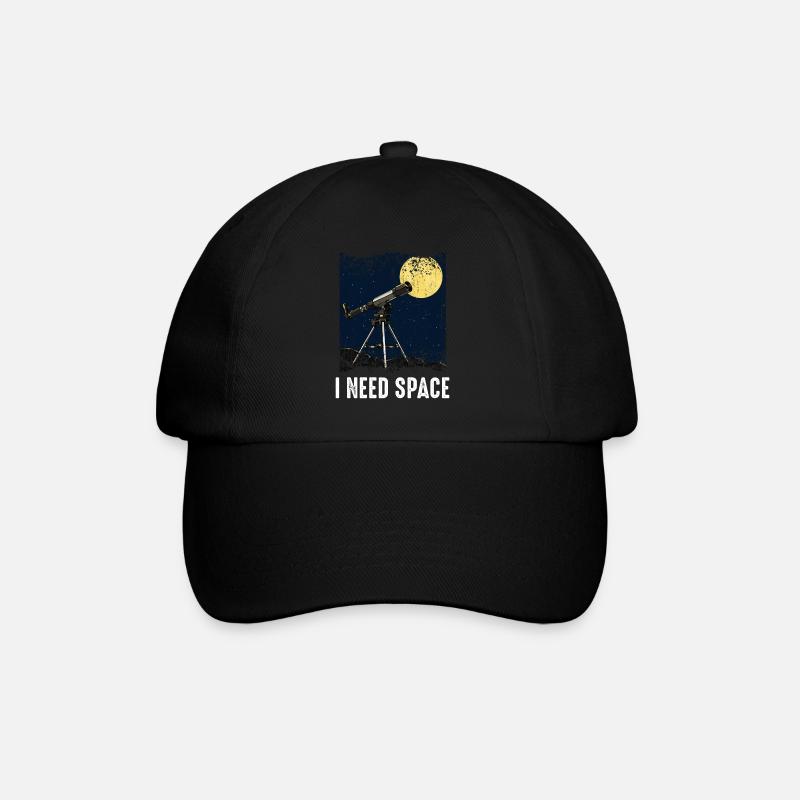 astronomy - Baseball Cap - black/black