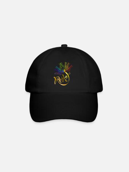 Reiki Master Spiritual Chakra healing gift - Baseball Cap - black/black