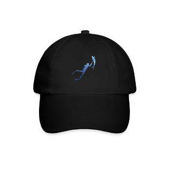 Chasse sous marine Plongée Plongée sous marine Plongée Pêche - Casquette classique - noir/noir - Devant