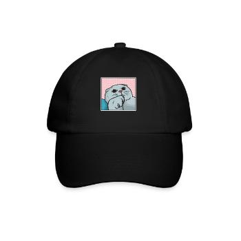 Chat foldex - Casquette classique - noir/noir - Devant