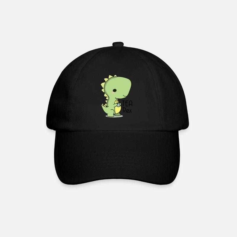 tea rex design - Casquette classique - noir/noir