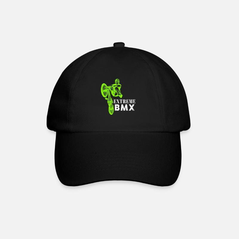BMX - Baseballkappe - Schwarz/Schwarz