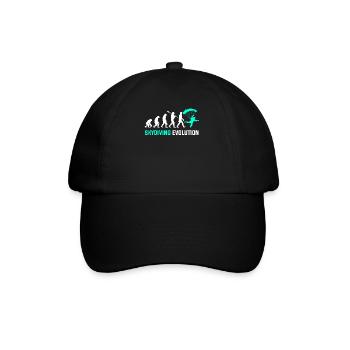 Skydiving Evolution - Baseball Cap - black/black - Front