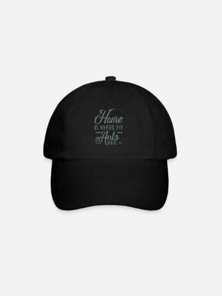 ants - Baseball Cap - black/black