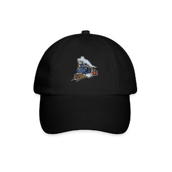 Zug - Baseballkappe - Schwarz/Schwarz - Vorne