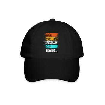 Downhill Retro - Casquette classique - noir/noir - Devant