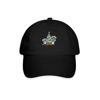 Koala Christmas Funny Christmas Gift - Casquette classique - noir/noir - Devant