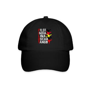 Pilot Pilot Alphabet - Baseball Cap - black/black - Front
