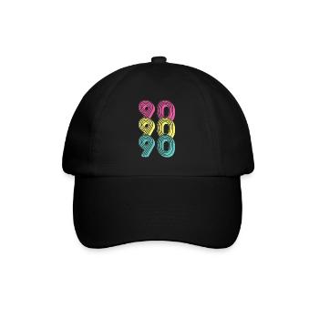 Cadeau des années 90 - Casquette classique - noir/noir - Devant