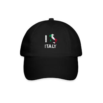 Cadeau Italie - Casquette classique - noir/noir - Devant