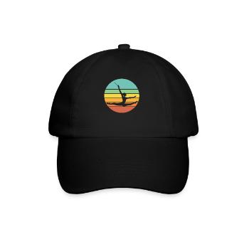 do gymnastics - Baseball Cap - black/black - Front