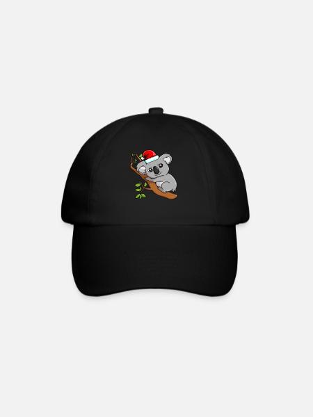 Koala Panda Panda Noël drôle - Casquette classique - noir/noir