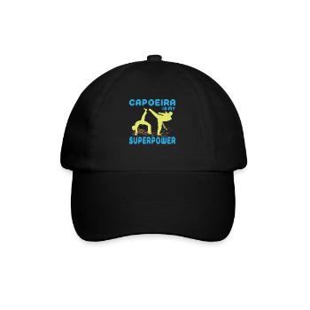 Capoeira martial arts fighting dance Brazil gift - Baseball Cap - black/black - Front