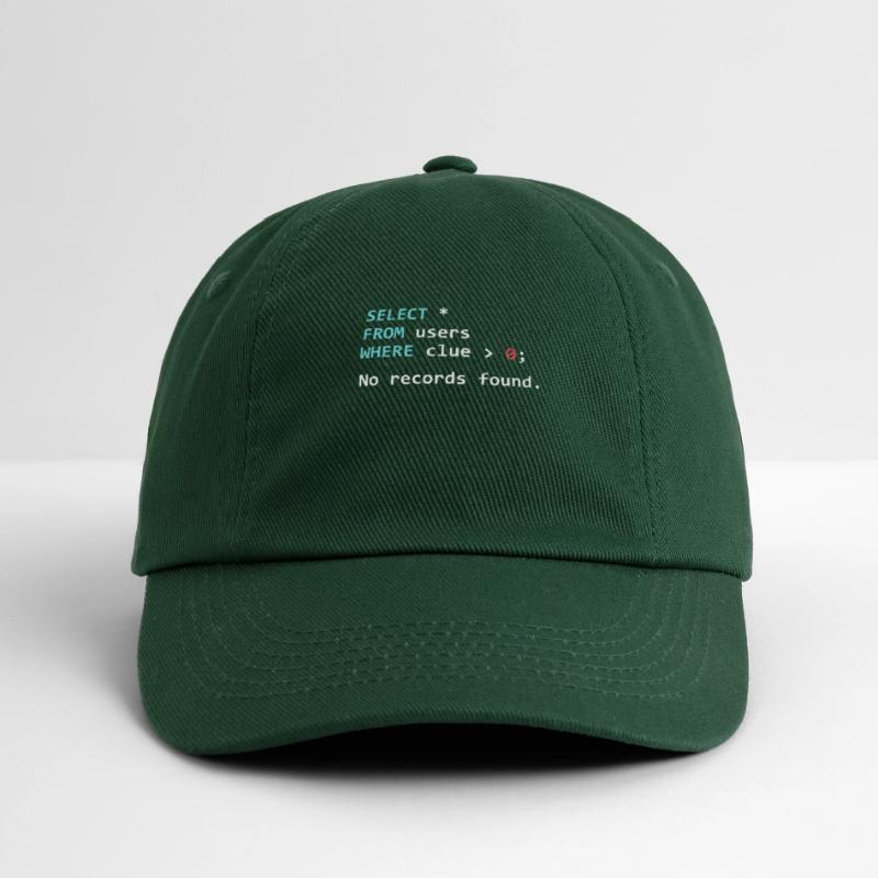 Funny Programmer Gift SQL Query Baseball Cap