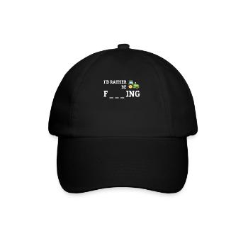 Tracteur agricole ferme cadeau drôle - Casquette classique - noir/noir - Devant