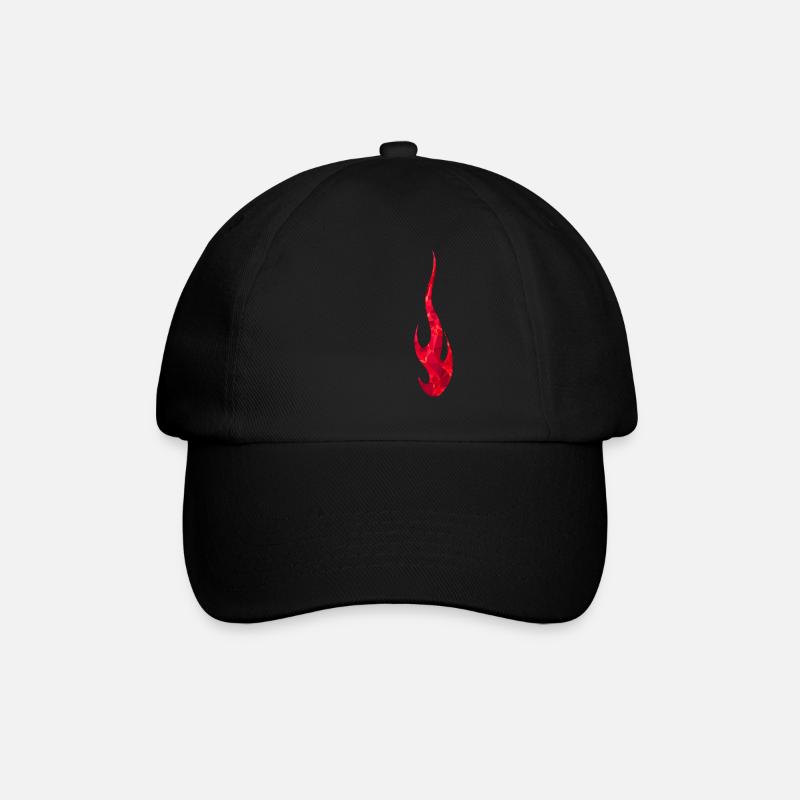 Flamme - Casquette classique - noir/noir