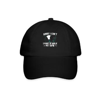 Tapir - Baseballkappe - Schwarz/Schwarz - Vorne