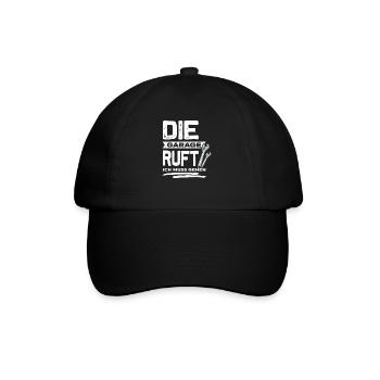 Mechaniker - Baseballkappe - Schwarz/Schwarz - Vorne